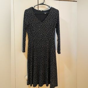 Tommy Hilfiger black and white polka dotted dress. Size 4